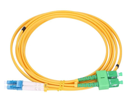 Kabel komputerowy ExtraLink LC/UPC-SC/APC Patchcord Jednomodowy Duplex G652D PVC 3mm 1m